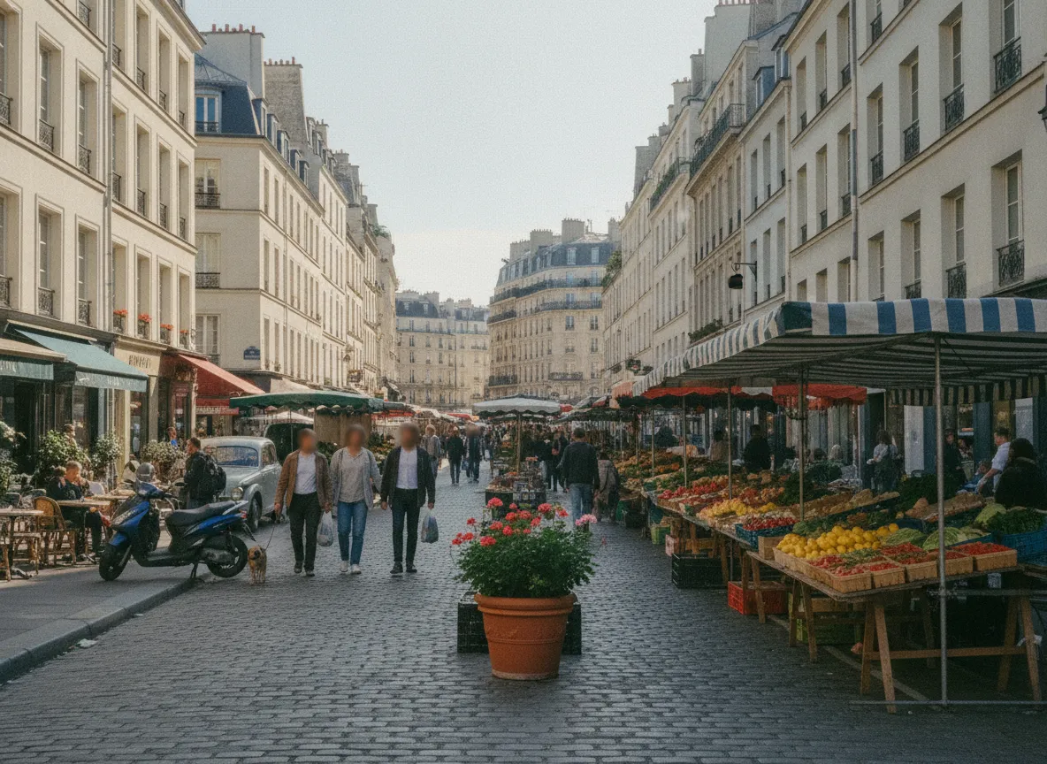 Rue du quartier Les Halles – Saint-Eustache, Paris 1er.