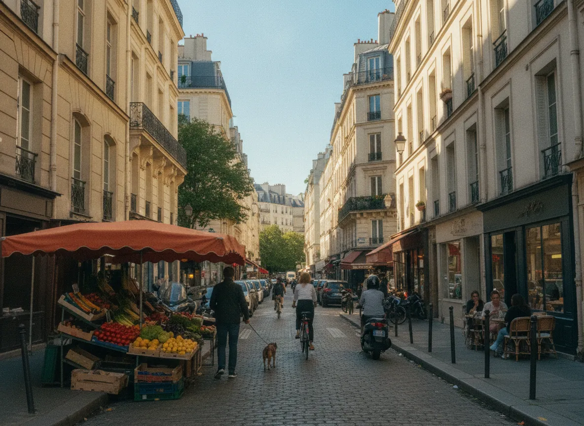 Rue du quartier Faubourg Saint-Denis – Strasbourg-Saint-Denis, Paris 10e.