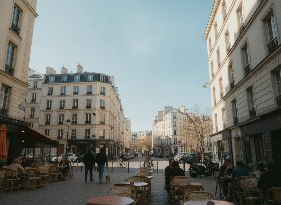 Rue du quartier Hôpital Saint-Louis – Colonel-Fabien, Paris 10e.