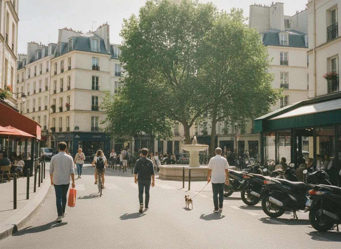 Rue du quartier Bastille – Roquette, Paris 11e.