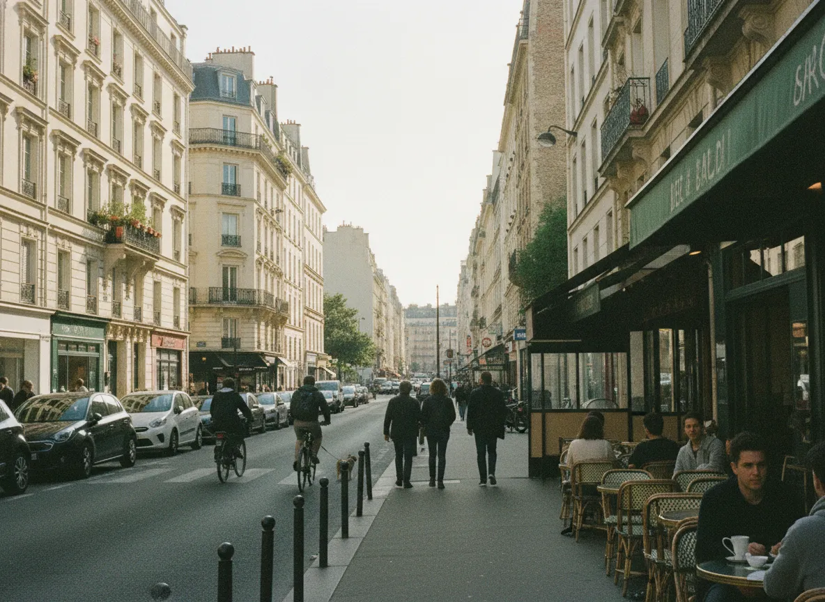 Rue du quartier Folie-Méricourt – Saint-Ambroise, Paris 11e.