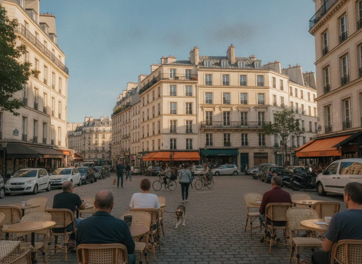 Rue du quartier Aligre – Ledru-Rollin, Paris 12e.