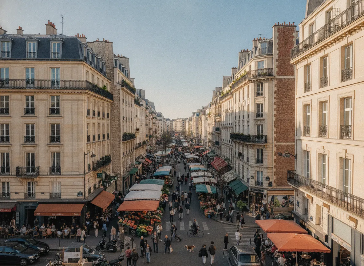 Rue du quartier Daumesnil – Viaduc des Arts, Paris 12e.