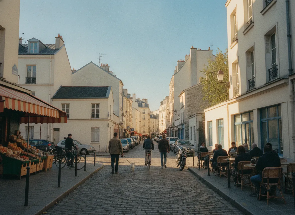 Rue du quartier Pernety – Plaisance, Paris 14e.