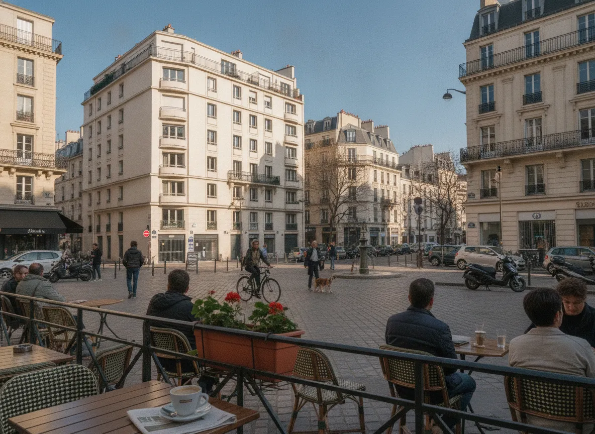 Rue du quartier Javel – André-Citroën, Paris 15e.