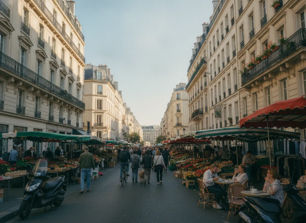 Rue du quartier Pasteur – Volontaires, Paris 15e.