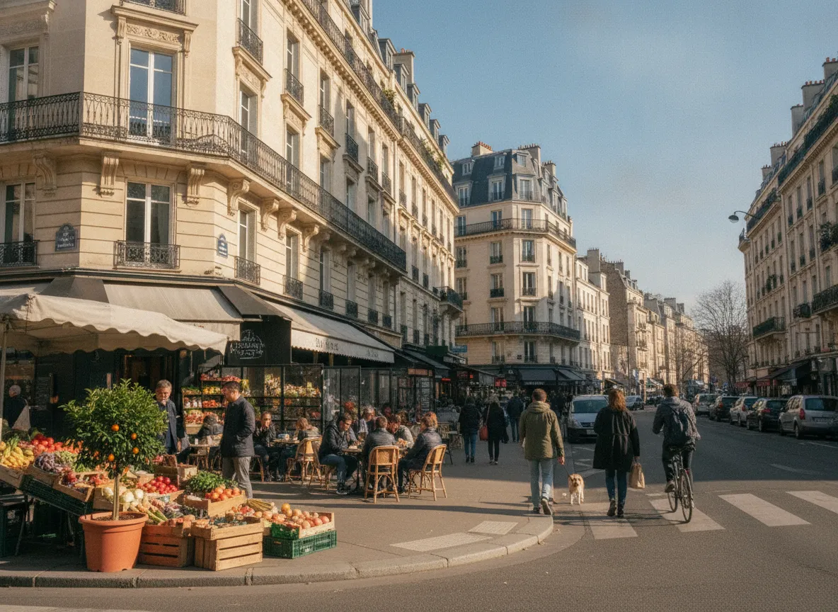 Rue du quartier Chaillot – Trocadéro, Paris 16e.