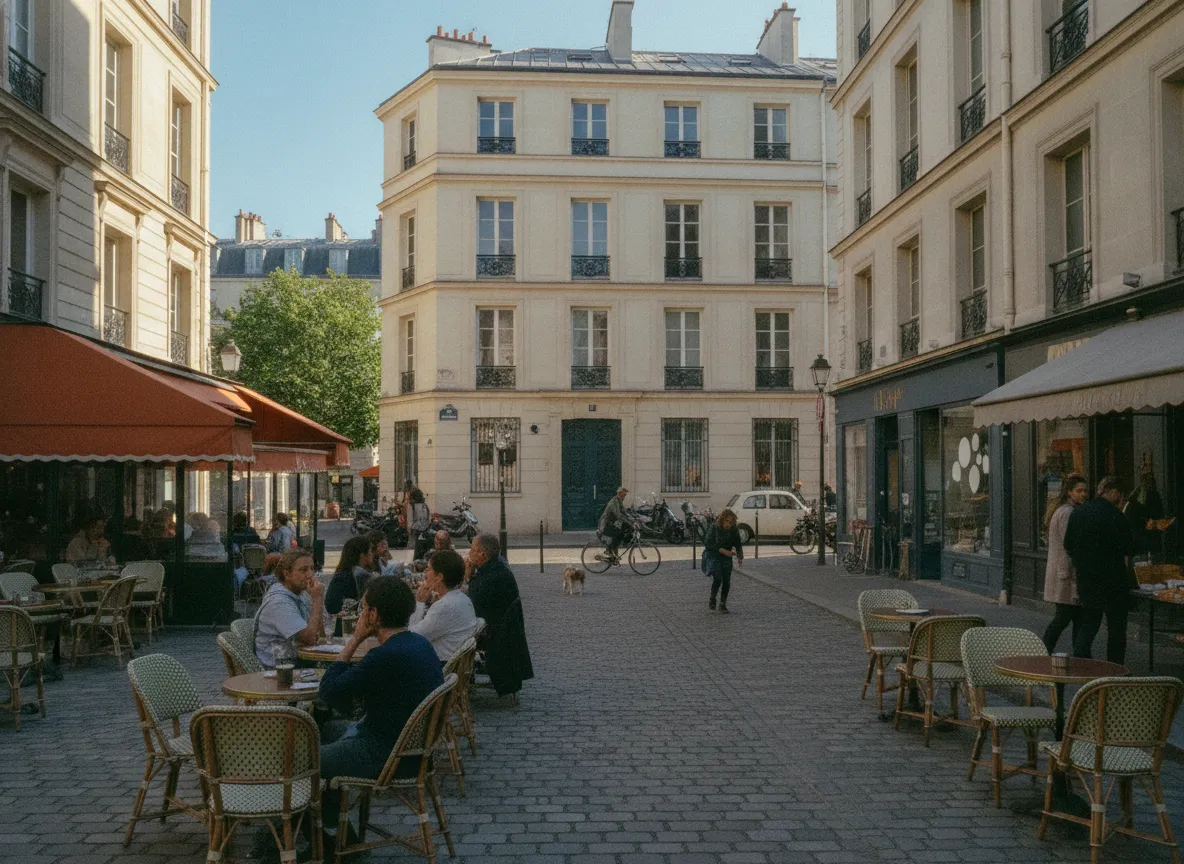 Rue du quartier Bourse – Vivienne, Paris 2e.