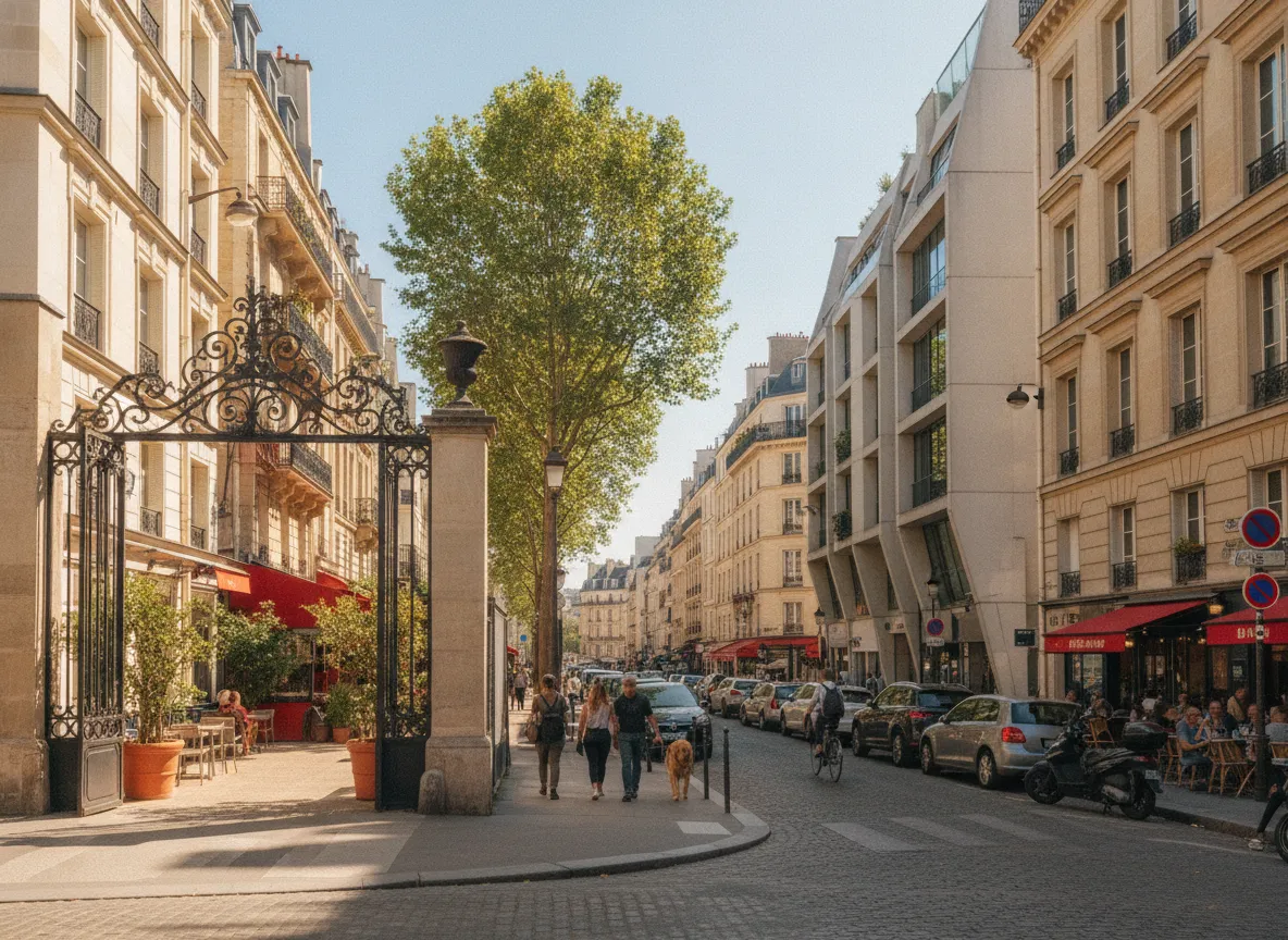 Rue du quartier Hôtel de Ville – Saint-Merri, Paris 4e.