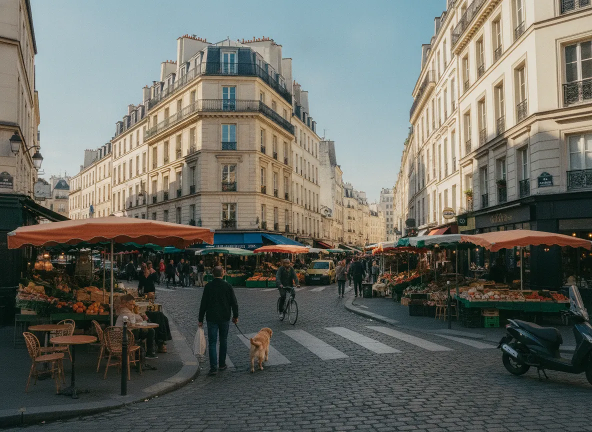 Rue du quartier Rosiers – Francs-Bourgeois, Paris 4e.