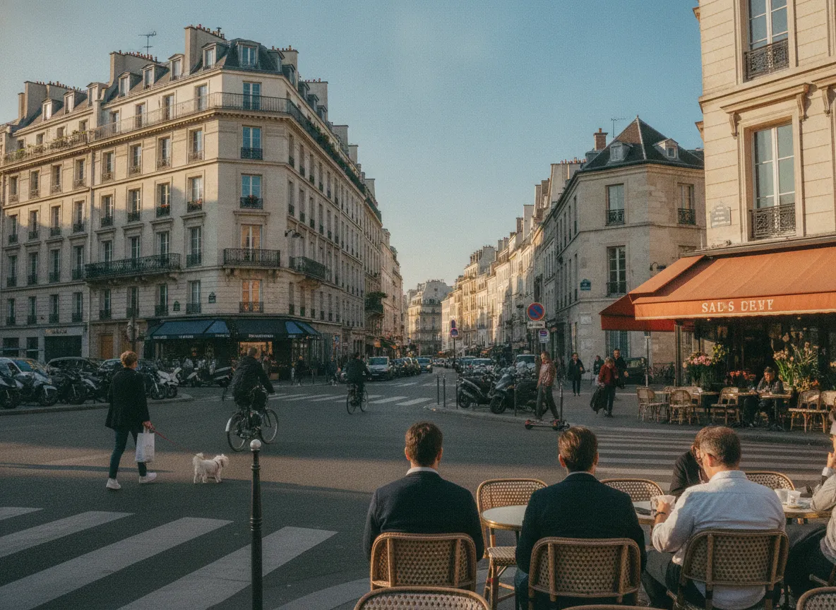 Rue du quartier Sorbonne – Panthéon, Paris 5e.