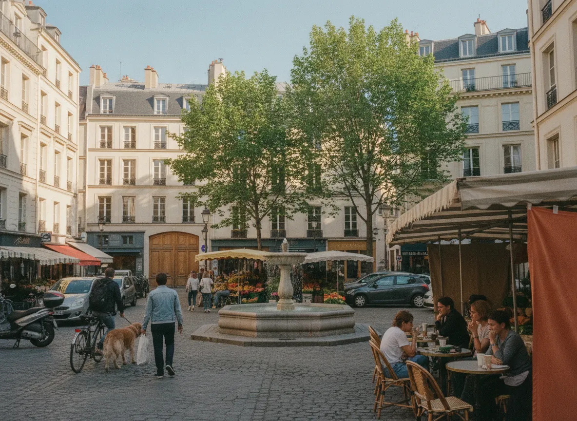 Rue du quartier Cherche-Midi – Sèvres, Paris 6e.