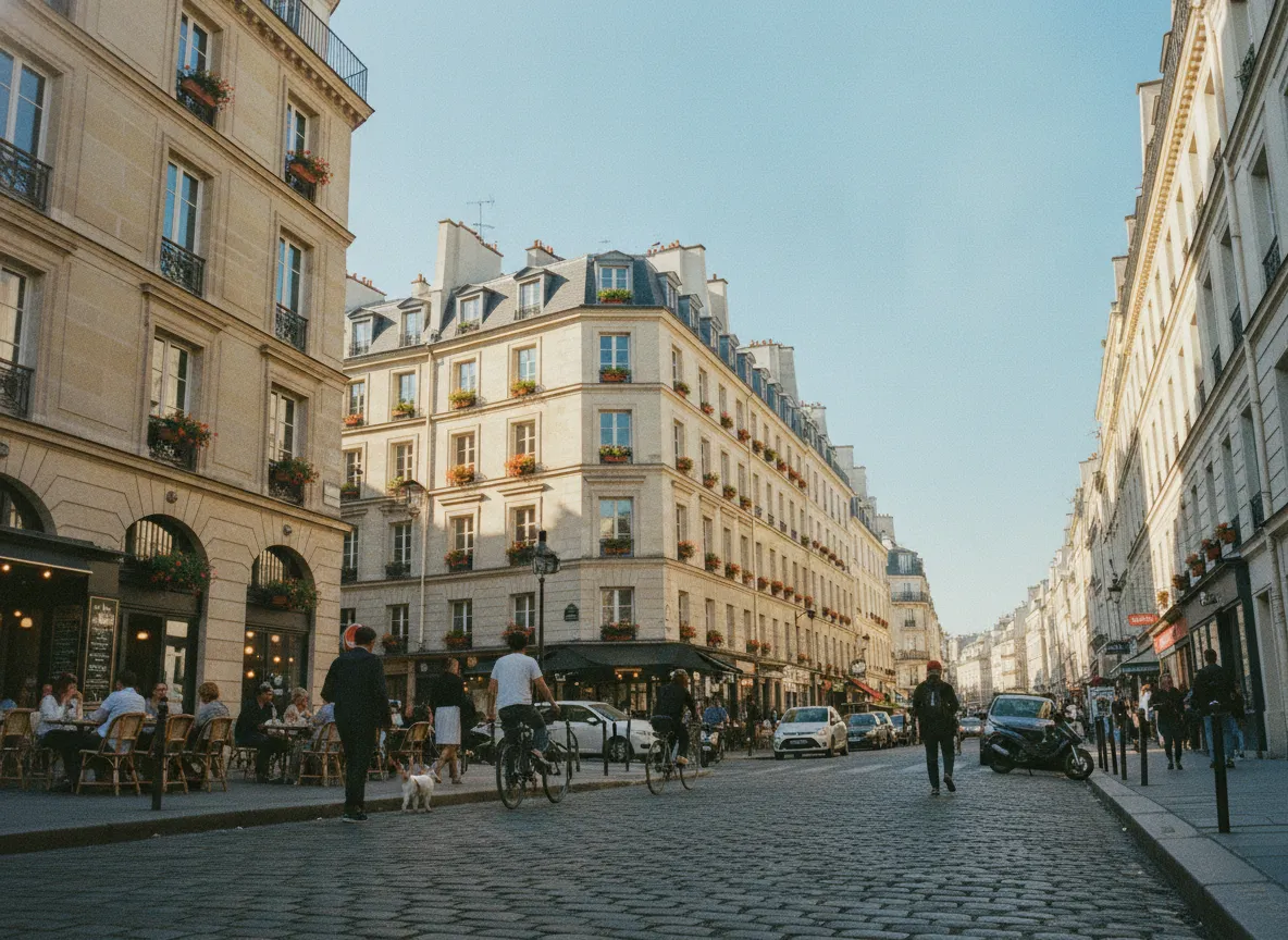 Rue du quartier Odéon – Monnaie, Paris 6e.