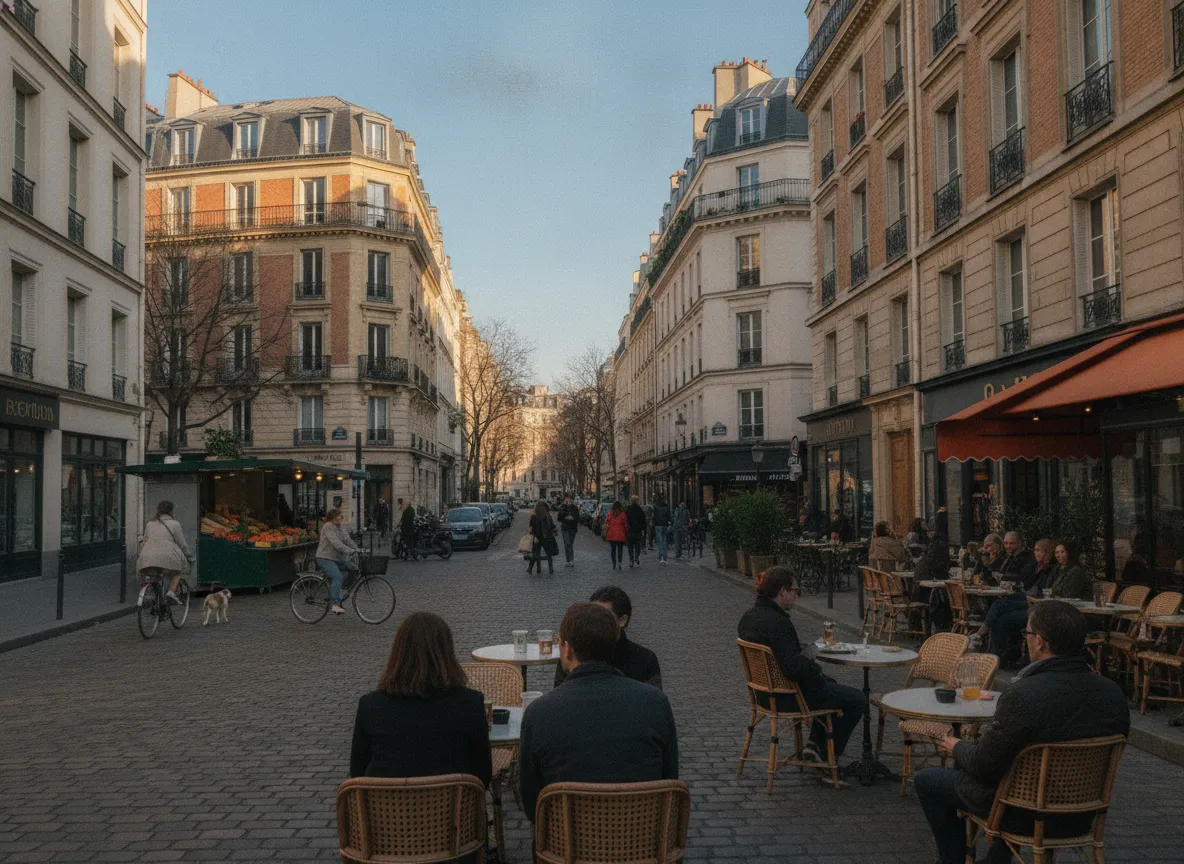 Rue du quartier École-Militaire – Breteuil, Paris 7e.
