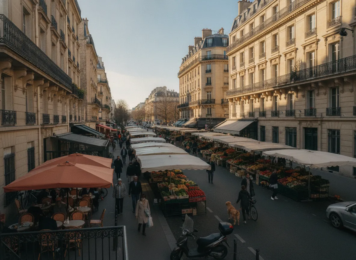 Rue du quartier Parc Monceau – Malesherbes, Paris 8e.
