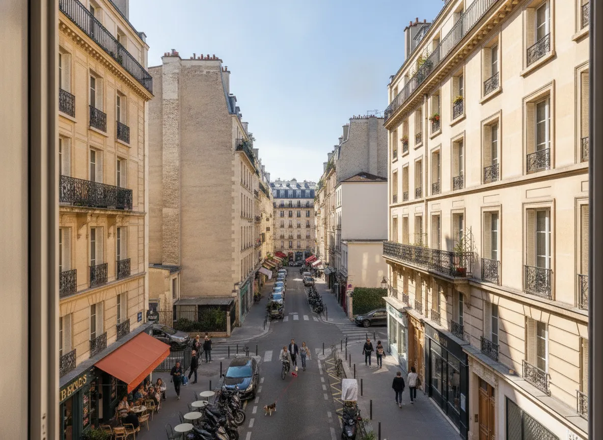 Rue du quartier Faubourg-Montmartre – Cadet, Paris 9e.