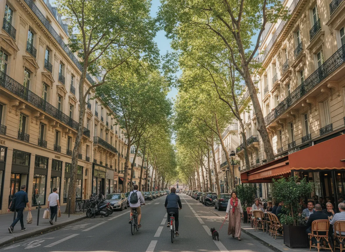 Rue du quartier Opéra – Chaussée-d’Antin, Paris 9e.