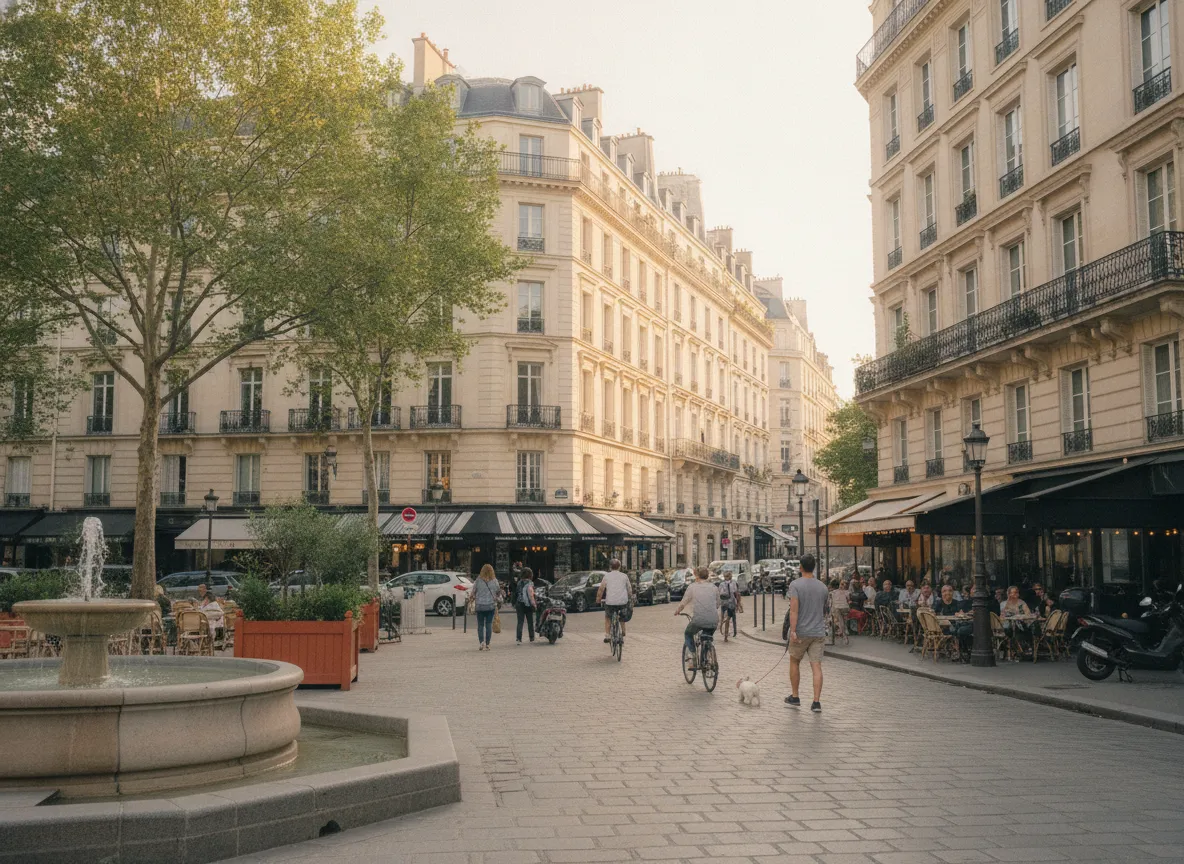 Rue du quartier Saint-Georges – Nouvelle Athènes, Paris 9e.