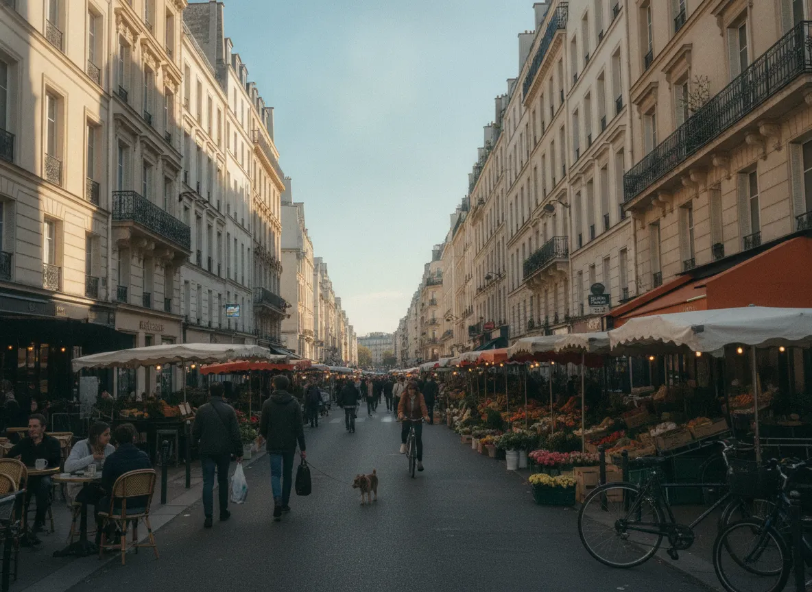 Rue du quartier Trudaine – Rochechouart, Paris 9e.